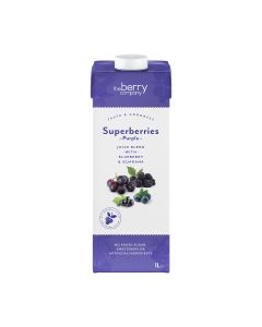 The Berry Juice Company - Superberries Purple with Guarana Juice - 12 x 1L