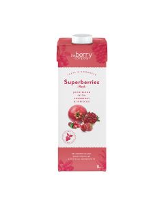 The Berry Juice Company - Superberries Red with Hibiscus Juice - 12 x 1L