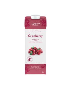 The Berry Juice Company - Cranberry & Rooibos Juice - 12 x 1L