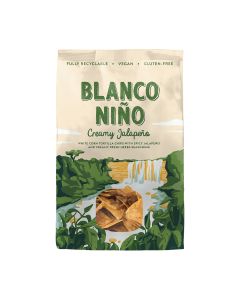 Blanco Nino - Creamy Jalapeño Authentic Tortilla Chips - 8 x 170g
