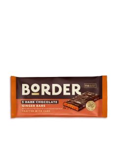 Border Biscuits - Dark Chocolate Ginger Bars - 14 x (5 x 24g)