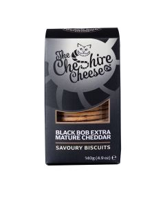 Cheshire Cheese Company - Black Bob Extra Mature Cheddar Cheese Biscuits - 12 x 160g