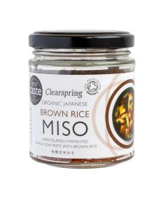 Clearspring - Brown Rice Miso Soup in Jar (Unpasteurised) - 6 x 150g
