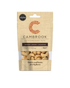 Cambrook - Baked Umami Cashews  - 9 x 80g