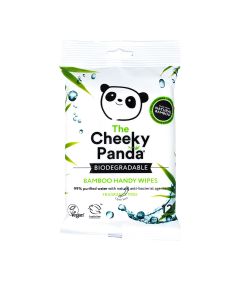 The Cheeky Panda - 12 Piece Biodegradable Bamboo Handy Wipes Pack   - 72 x 50g