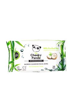The Cheeky Panda - Coconut Scented Facial Cleansing Wipes Pack - 24 x 190g