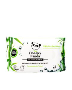 The Cheeky Panda - Unscented Facial Cleansing Wipes Pack - 24 x 190g