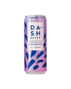 Dash Water - Sparkling Water Infused with Wonky Blackcurrants - 12 x 330ml