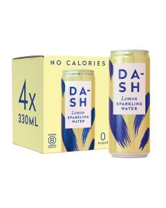 Dash Water - Sparkling Water Infused with Wonky Lemons Multipack - 6 x 4 x 330ml