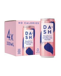 Dash Water - Sparkling Water infused with Wonky Raspberries Multipack - 6 x 4 x 330ml