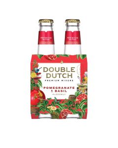 Double Dutch - Pomegranate & Basil Bottles four pack - 6 x (4 x 200ml) 