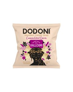 Dodoni - Baked Halloumi Caramelised Onion Cheese Thins - 10 x 22g