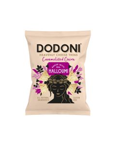 Dodoni - Baked Halloumi Caramelised Onion Cheese Thins - 8 x 80g