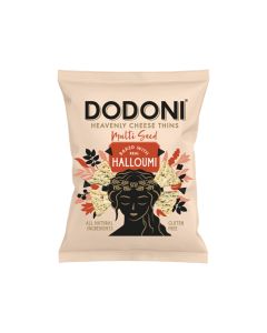 Dodoni - Baked Halloumi Multi Seed Cheese Thins - 8 x 80g