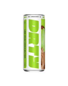 DRTY Drinks - Lime Crush Vodka Seltzer 4% Abv - 12 x 330ml