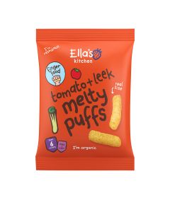 Ella's Kitchen - Melty Puffs Tom & Leeks - 4 x 20g