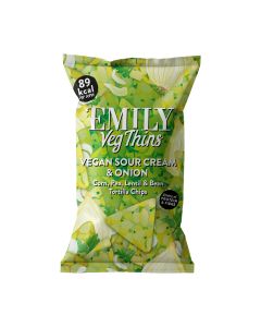 Emily Crisps - Sour Cream and and Onion Sharing Bag - 8 x 85g