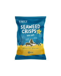 Emily Crisps - Salt Seaweed Crisps - 12 x 18g