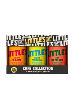 Little's Coffee - Cafe Collection Flavoured Coffee Selection Gift Set (French Vanilla, Creamy Caramel, Rich Hazelnut) - 6 x 150g