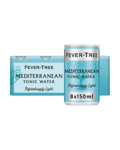 Fever Tree - Refreshingly Light Mediterranean Tonic fridgepack - 3 x (8 x 150ml)