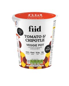 fiid - Tomato & Chipotle Veggie Pot - 10 x 50g
