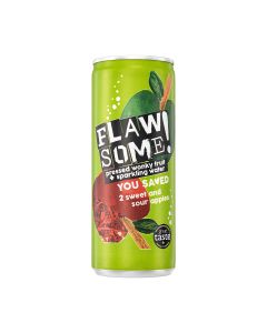 Flawsome! - Sweet & Sour Apple Lightly Sparkling Juice Drink (Can) - 24 x 250ml