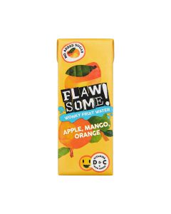 Flawsome! - Apple, Mango & Orange Wonky Fruit Water (Carton) - 27 x 200ml