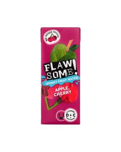 Flawsome! - Apple & Sour Cherry Wonky Fruit Water (Carton) - 27 x 200ml