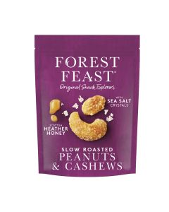 Forest Feast - Scottish Heather Honey Roasted Peanuts & Cashews - 8 x 120g
