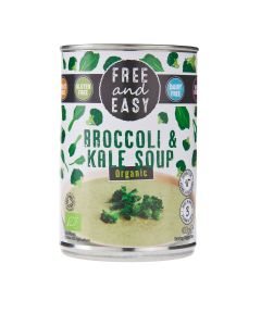 Free & Easy - Organic Broccoli & Kale Soup - 6 x 400g