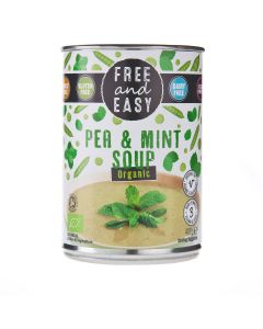 Free & Easy - Organic Pea & Mint Soup - 6 x 400g