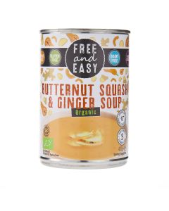 Free & Easy - Organic Butternut Squash & Ginger Soup - 6 x 400g