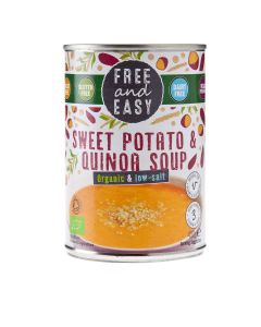 Free & Easy - Organic Low Salt Sweet Potato & Quinoa Soup - 6 x 400g