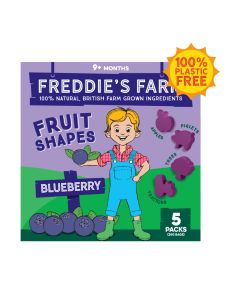 Freddie's Farm - Fruit Shapes - Multipack - Blueberry - 5 x 100g