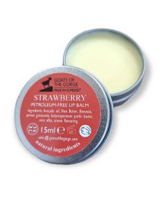 Goats of the Gorge - Strawberry Natural Lip Balm - 10 x 15ml