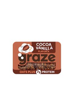 Graze - Cocoa and Vanilla Protein Flapjack - 9 x 53g
