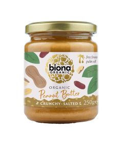 Biona - Peanut Butter Crunchy with Sea Salt - 6 x 250g