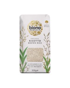 Biona - Organic Risotto Brown Rice - 6 x 500g