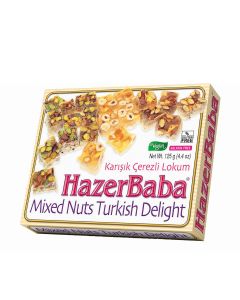 Hazer Baba - Pistachio, Almond, Hazelnut Turkish Delight - 12 x 125g