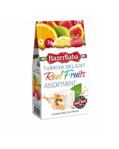 Hazer Baba - Real Fruits Assortment Turkish Delight - 6 x 100g