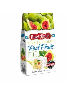 Hazer Baba - Real Fruits Fig Turkish Delight - 6 x 100g