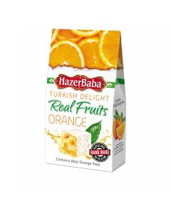 Hazer Baba - Real Fruits Orange Turkish Delight - 6 x 100g