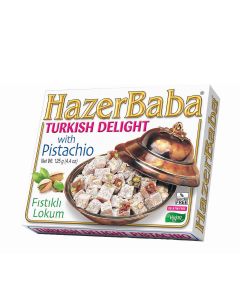 Hazer Baba - Pistachio Turkish Delight (Rectangle Box) - 12 x 125g