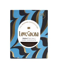 Love Cocoa - Maldon Sea Salt 70% Dark Chocolate - 12 x 75g