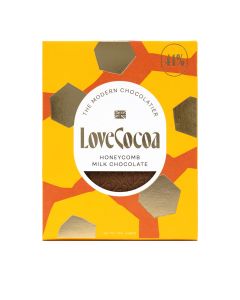 Love Cocoa - Honeycomb Milk Chocolate Bar - 12 x 75g