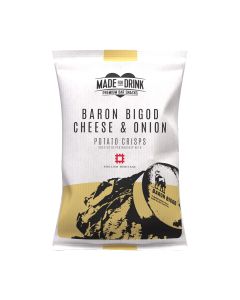 Made For Drink - Baron Bigod Cheese & Onion Potato Crisps - 12 x 150g