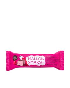 Mallow & Marsh - Raspberry Marshmallow Bar Coated In 70% Dark Chocolate - 12 x 35g