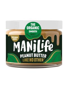 ManiLife - Organic Smooth Peanut Butter  - 6 x 275g