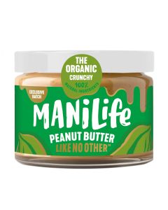 ManiLife - Organic Crunchy Peanut Butter - 6 x 275g