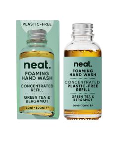 Neat - Foaming Hand Wash Concentrated Refill Green Tea & Bergamot  - 12 x 30ml